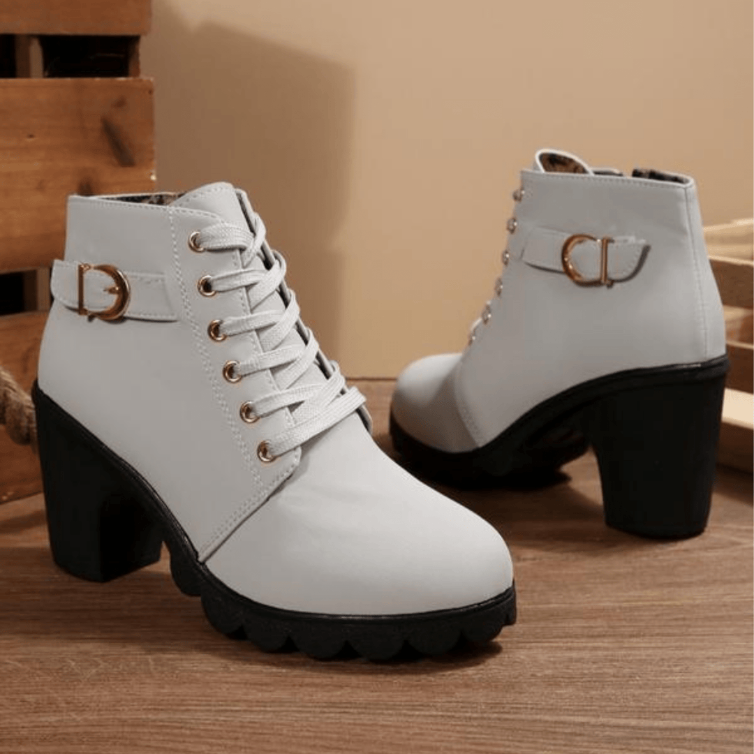 Katy™ | Chic Chunky Ankle Boots - SUNDRA