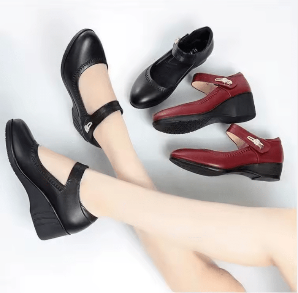 Lena™ | Supportive Elegant Mid - Heel Comfort Shoes - SUNDRA