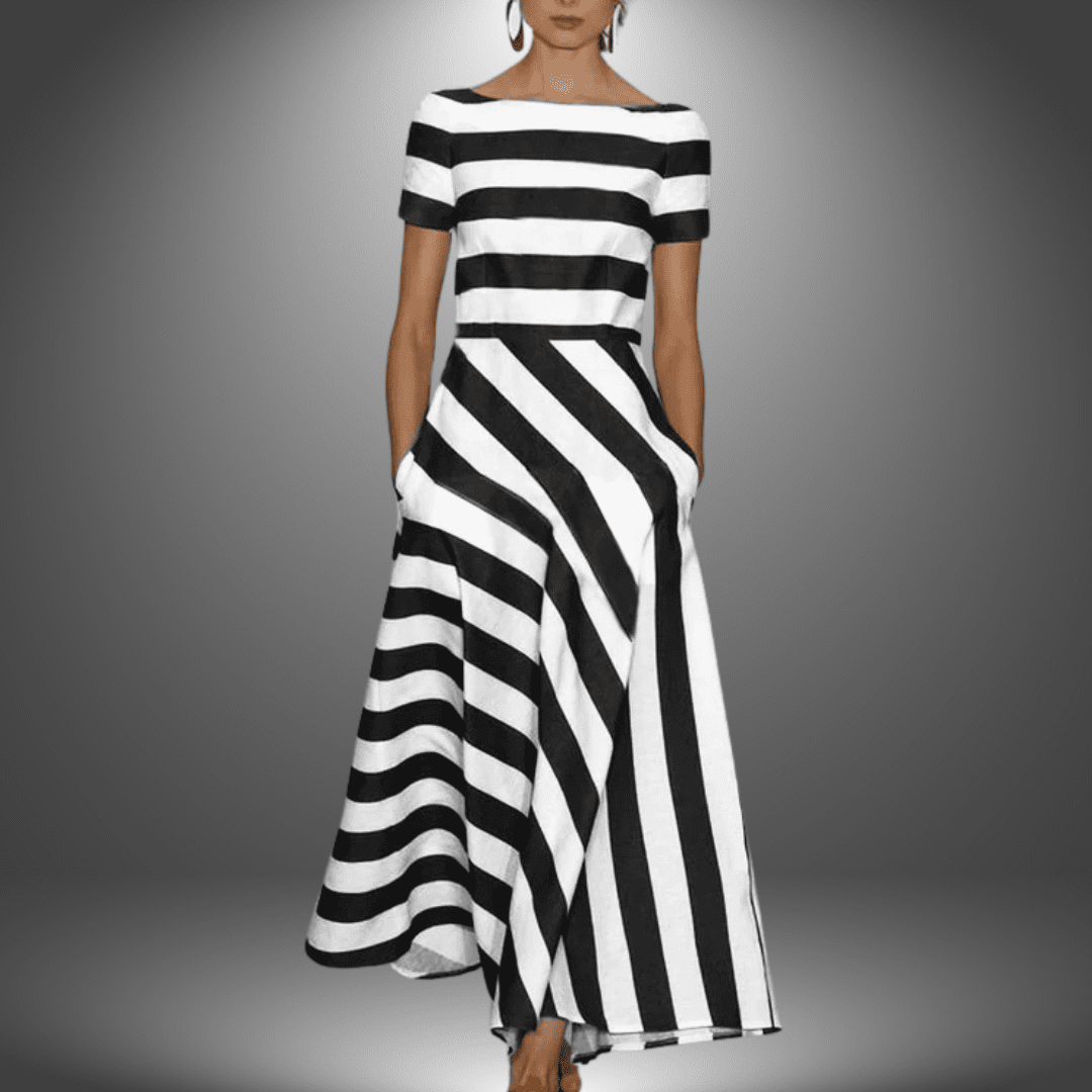 Light & Flowy Striped Dress - SUNDRA