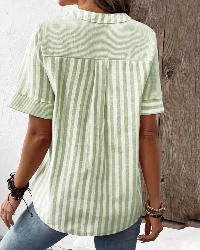 Lila™ | Soft Striped Blouse - SUNDRA
