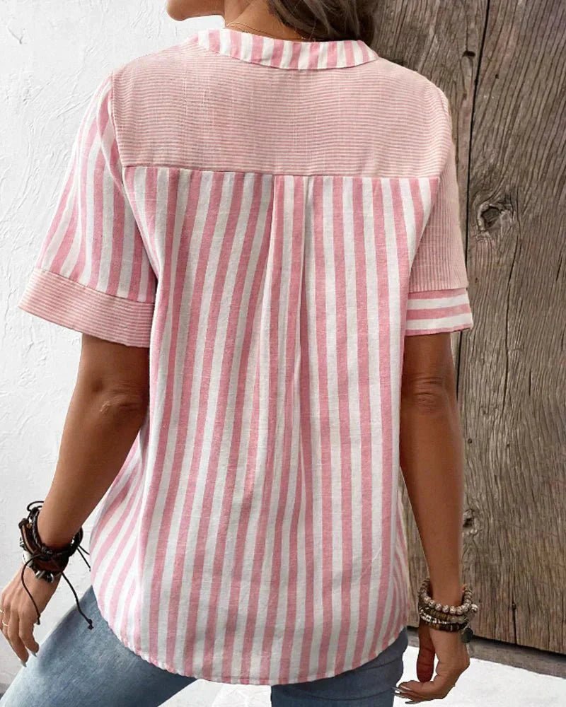 Lila™ | Soft Striped Blouse - SUNDRA