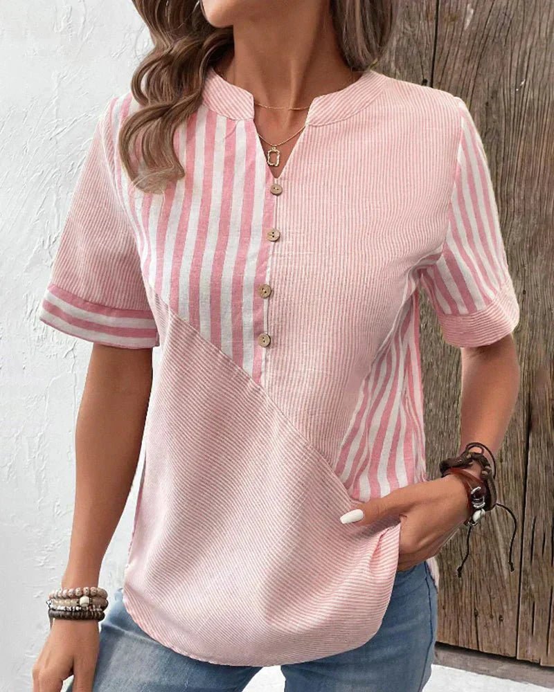 Lila™ | Soft Striped Blouse - SUNDRA