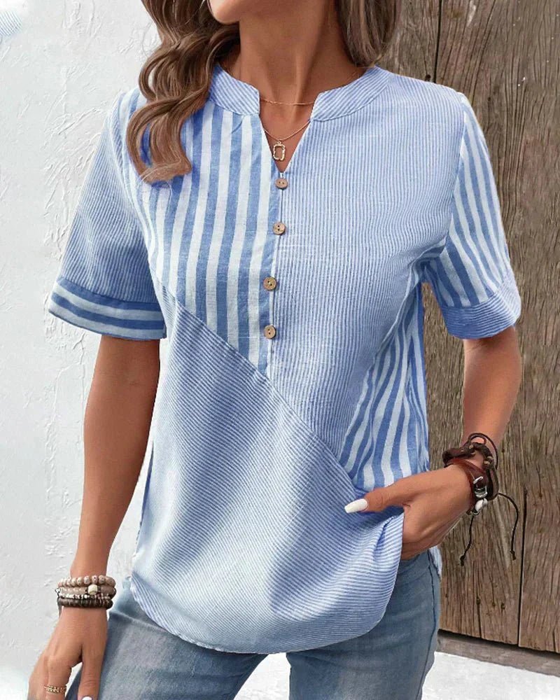 Lila™ | Soft Striped Blouse - SUNDRA