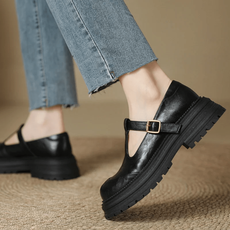 Luna | Classic T - Bar Shoes - SUNDRA
