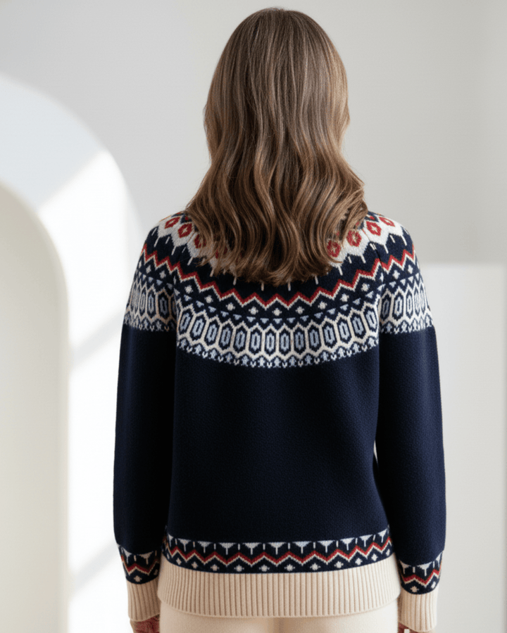 Mabel™ | Winter Wool Full Zip Cardigan - SUNDRA