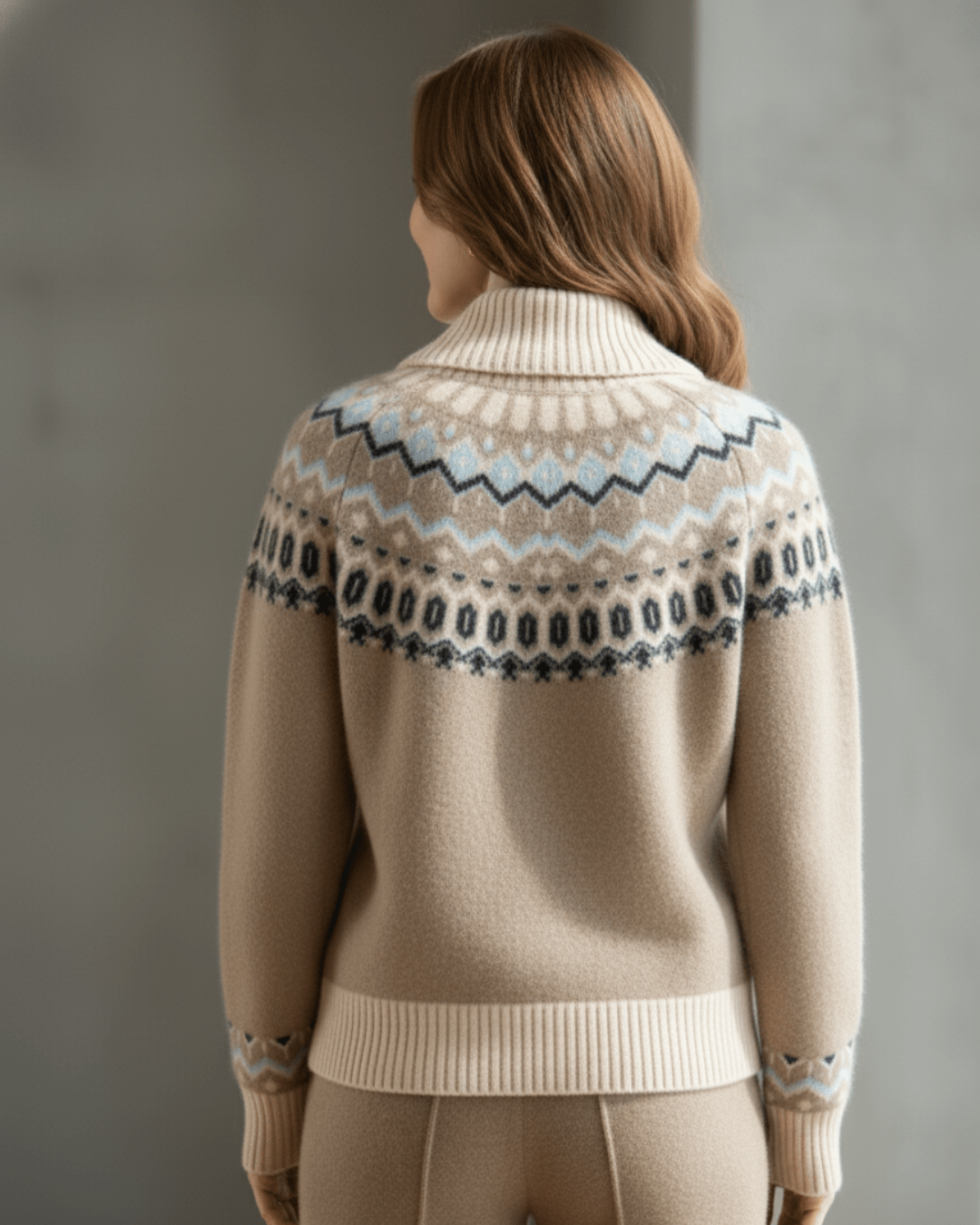 Mabel™ | Winter Wool Full Zip Cardigan - SUNDRA