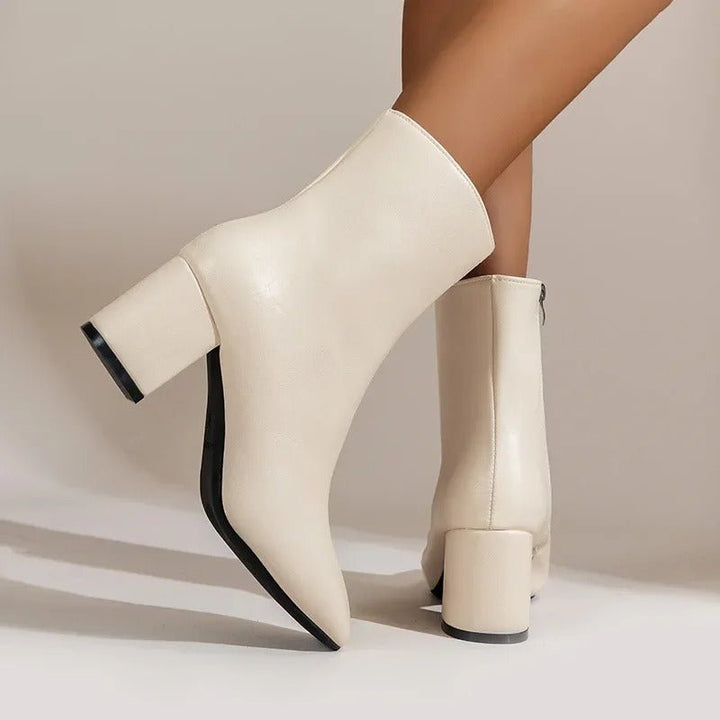 Maggy™ | Block Heel Boots - SUNDRA