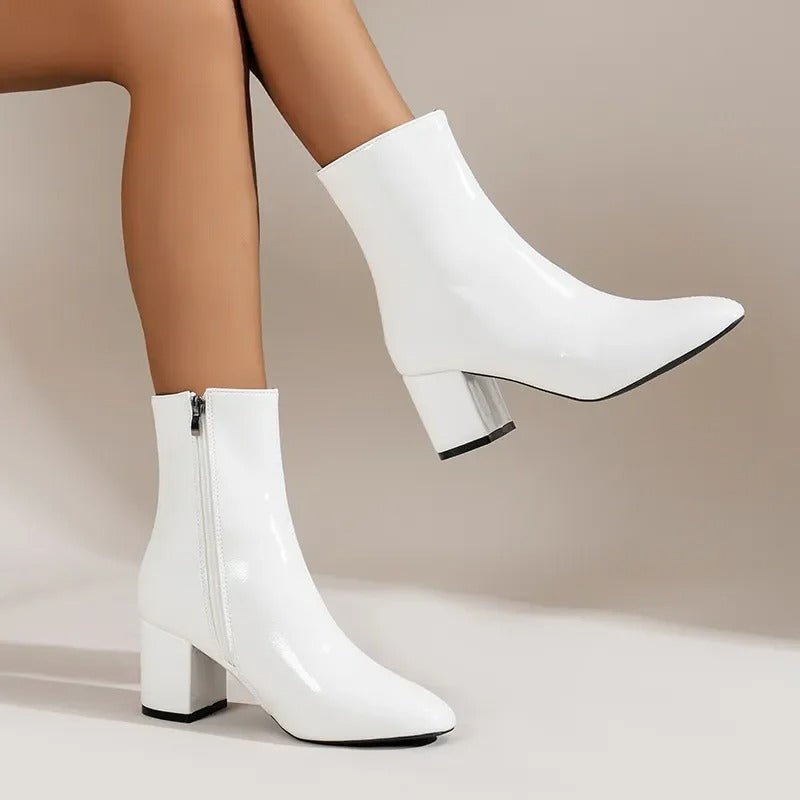 Maggy™ | Block Heel Boots - SUNDRA