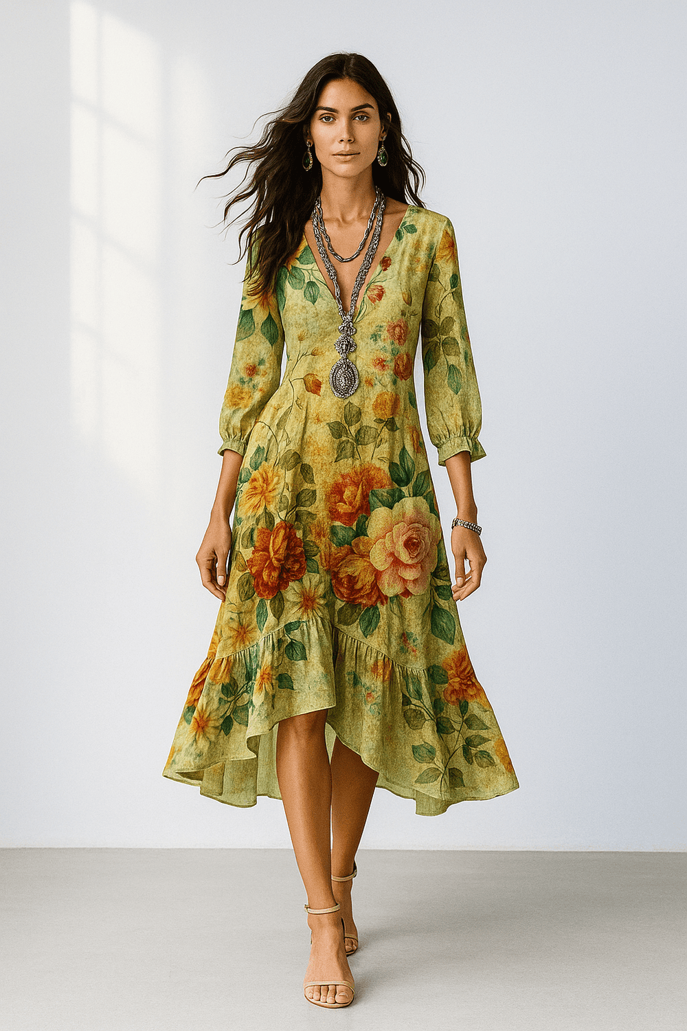 Marina | Bohemian style dress - SUNDRA