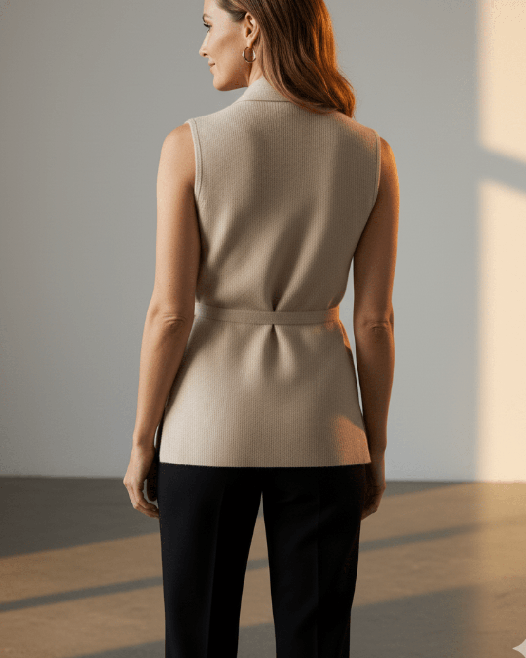 Megan™ | Knitted Cashmere Vest - SUNDRA