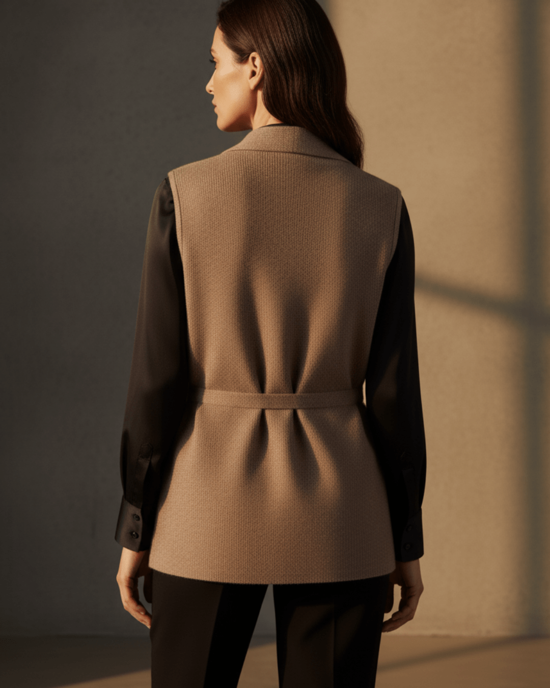 Megan™ | Knitted Cashmere Vest - SUNDRA