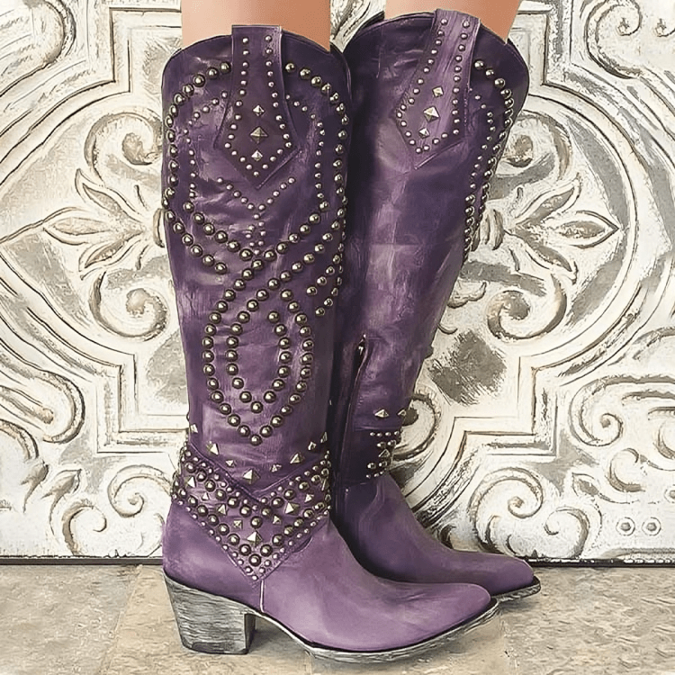 Monroe™ | Western Knee - High Boots - SUNDRA