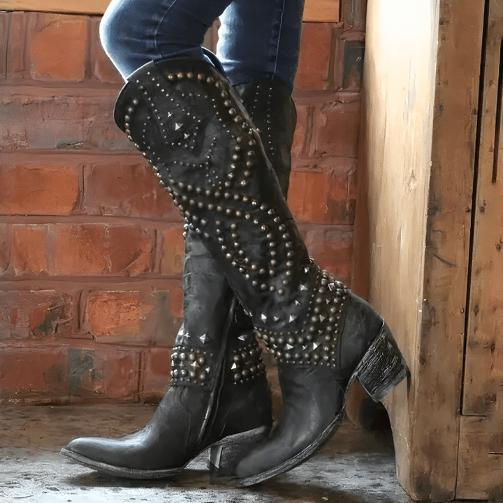 Monroe™ | Western Knee - High Boots - SUNDRA