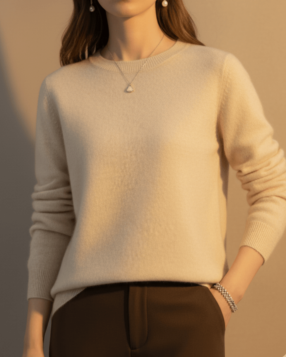 Naia™ | Woolen Pullover - SUNDRA