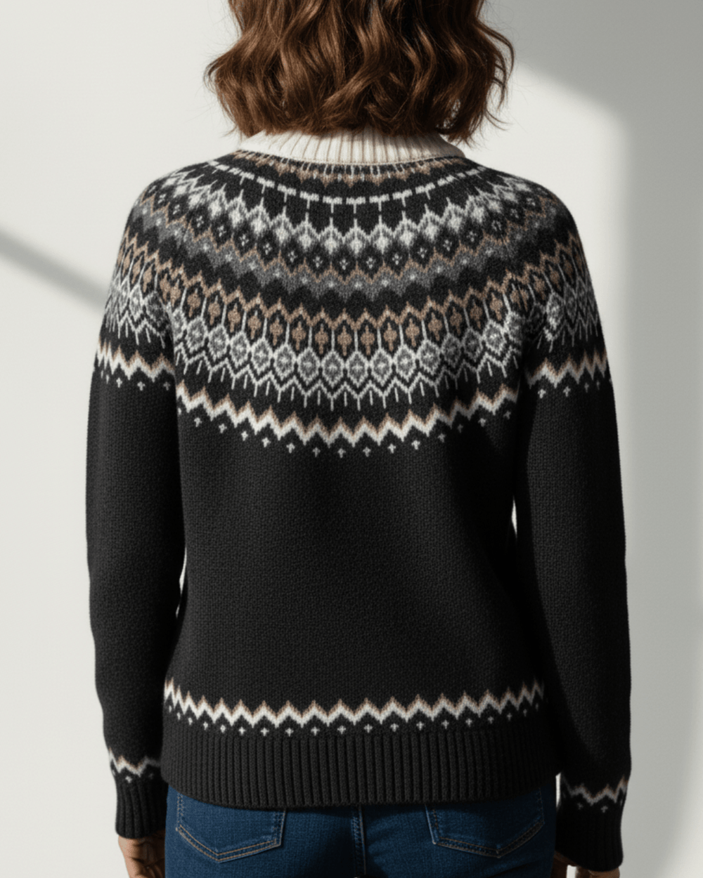 Nisa™ | Nordic Premium Wool Half - Zip Knit - SUNDRA