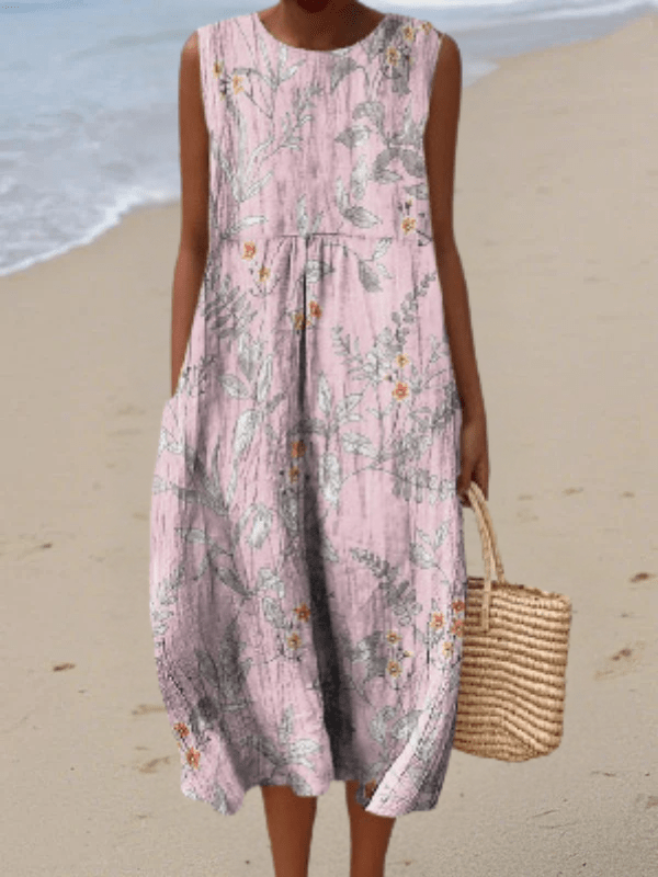 Nora™ Botanical Midi Dress - SUNDRA