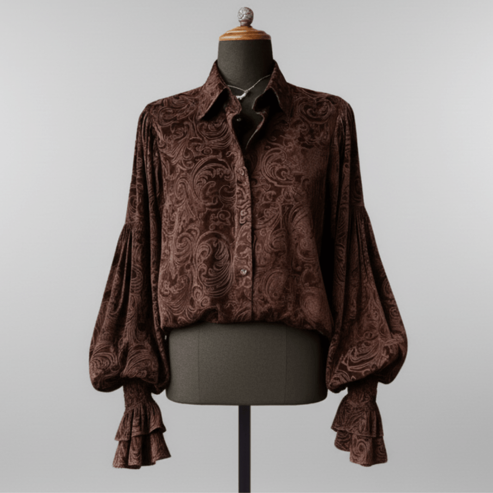 Paisley™ | Velvet Vintage Blouse - SUNDRA