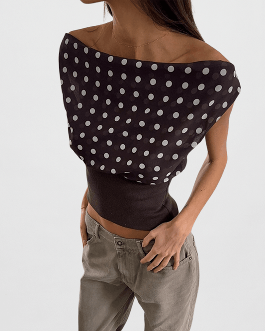 POLKADOT TOP - SUNDRA
