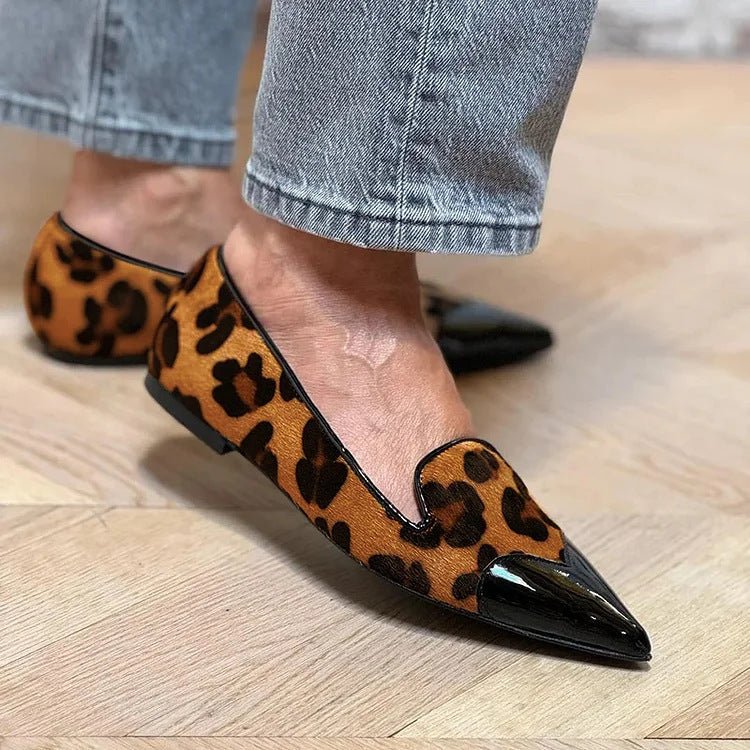 REFINED ANIMAL PRINT BALLET FLATS - SUNDRA