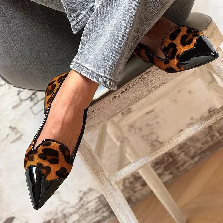 REFINED ANIMAL PRINT BALLET FLATS - SUNDRA