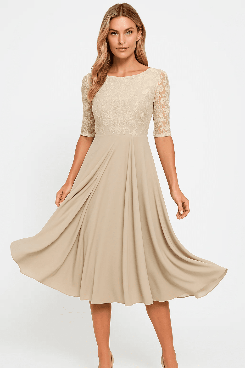 Rhonda | Elegant Lace Dress - SUNDRA