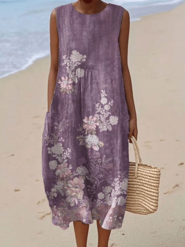 Ruby™ Floral Midi Dress - SUNDRA