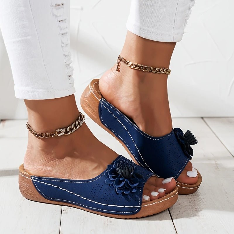 Senyva™ | Flower Slip - on Orthopedic Sandals - SUNDRA