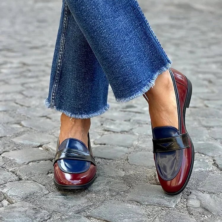 SHINY TRICOLORE LOAFER - SUNDRA