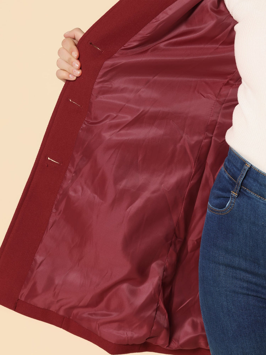 Sylvia | Women's Single Breasted Winter Trench Coat - SUNDRA