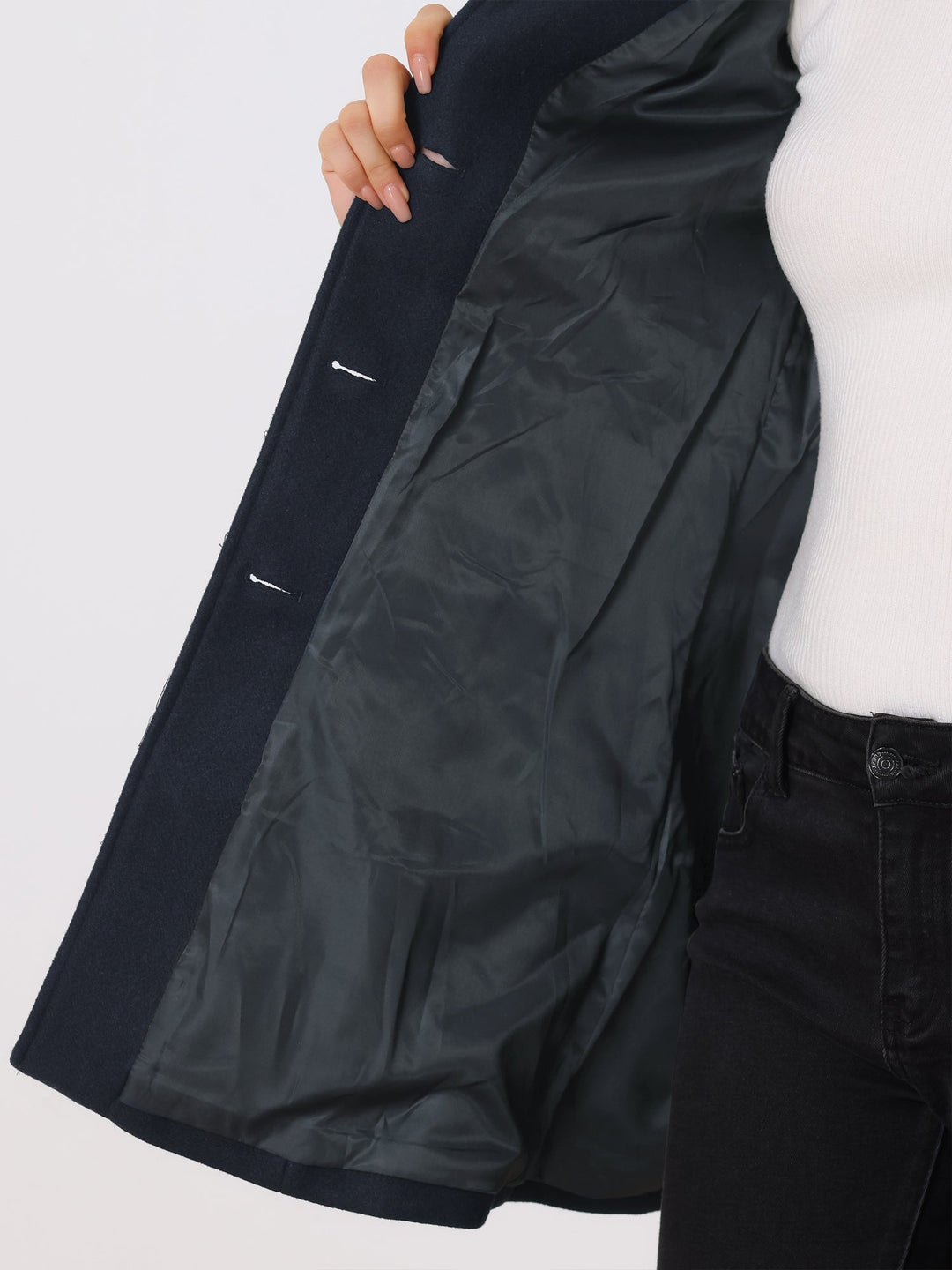 Sylvia | Women's Single Breasted Winter Trench Coat - SUNDRA