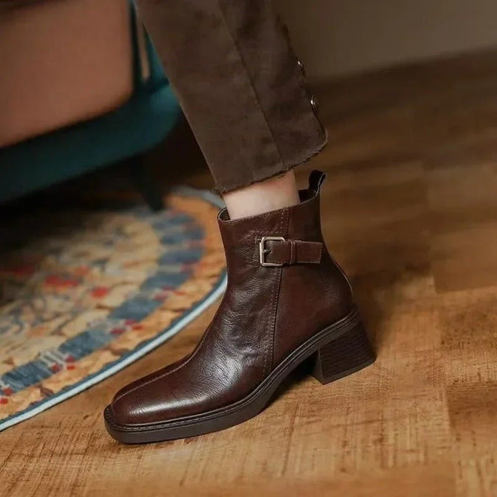 Tessa™ | Vintage Buckle Boots - SUNDRA