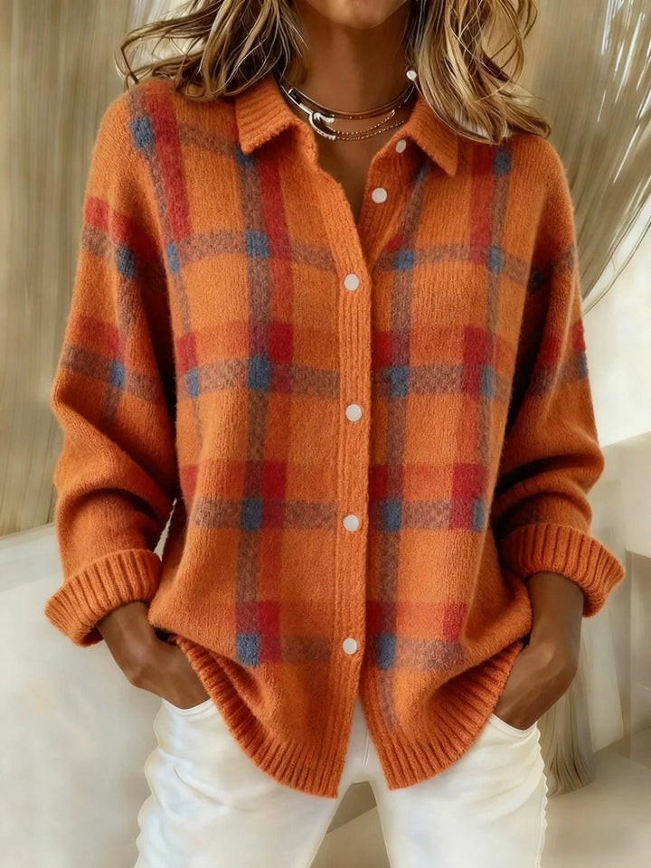 Valeria™ | Casual Retro Plaid Jumper - SUNDRA