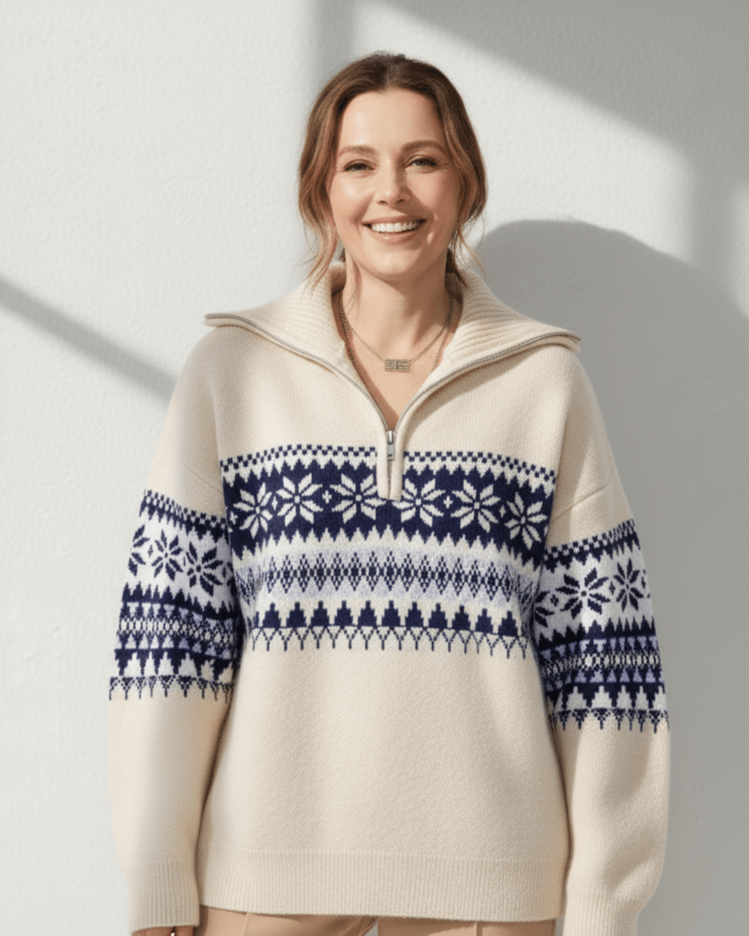 Vara™ | Nordic Turtle Neck Half - Zip - SUNDRA