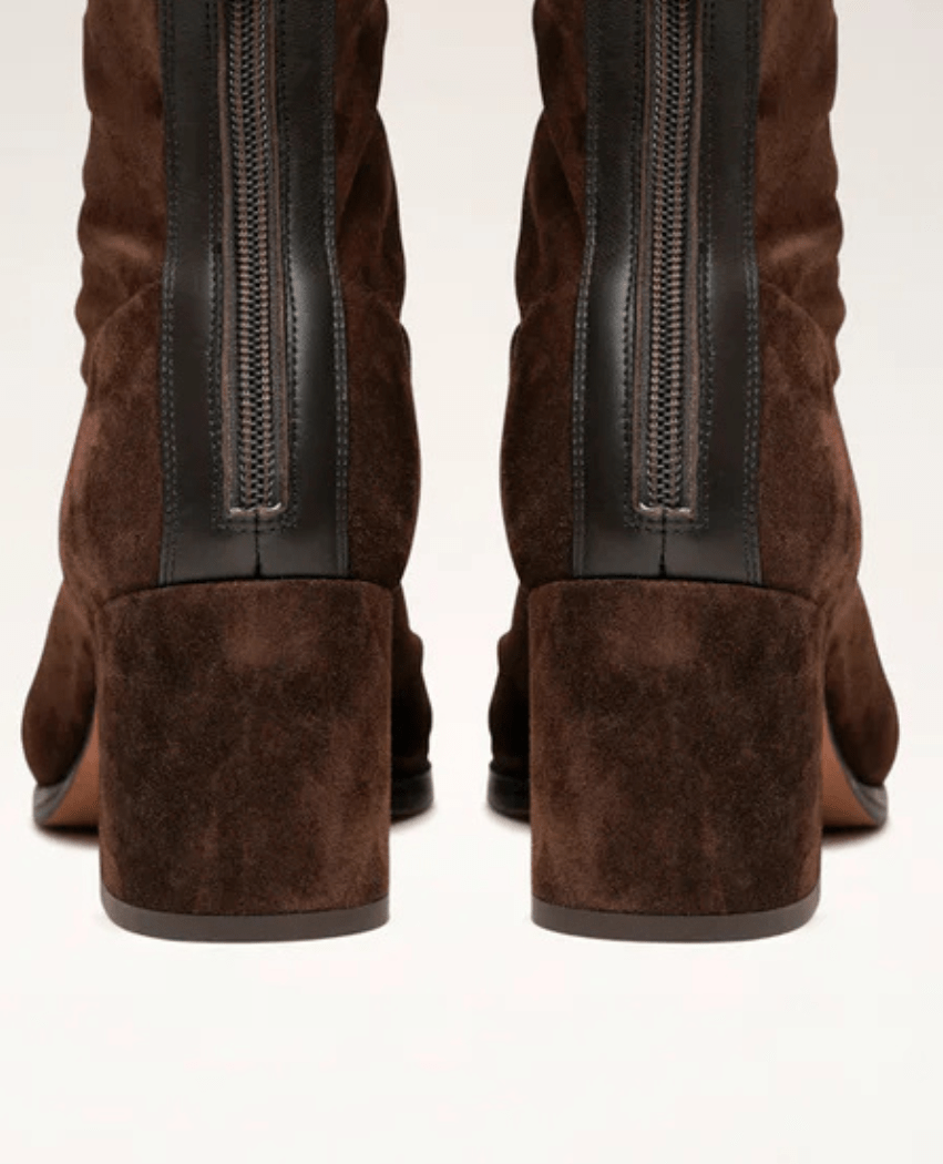 Vicky™ | Square Toe Heeled Boots - SUNDRA